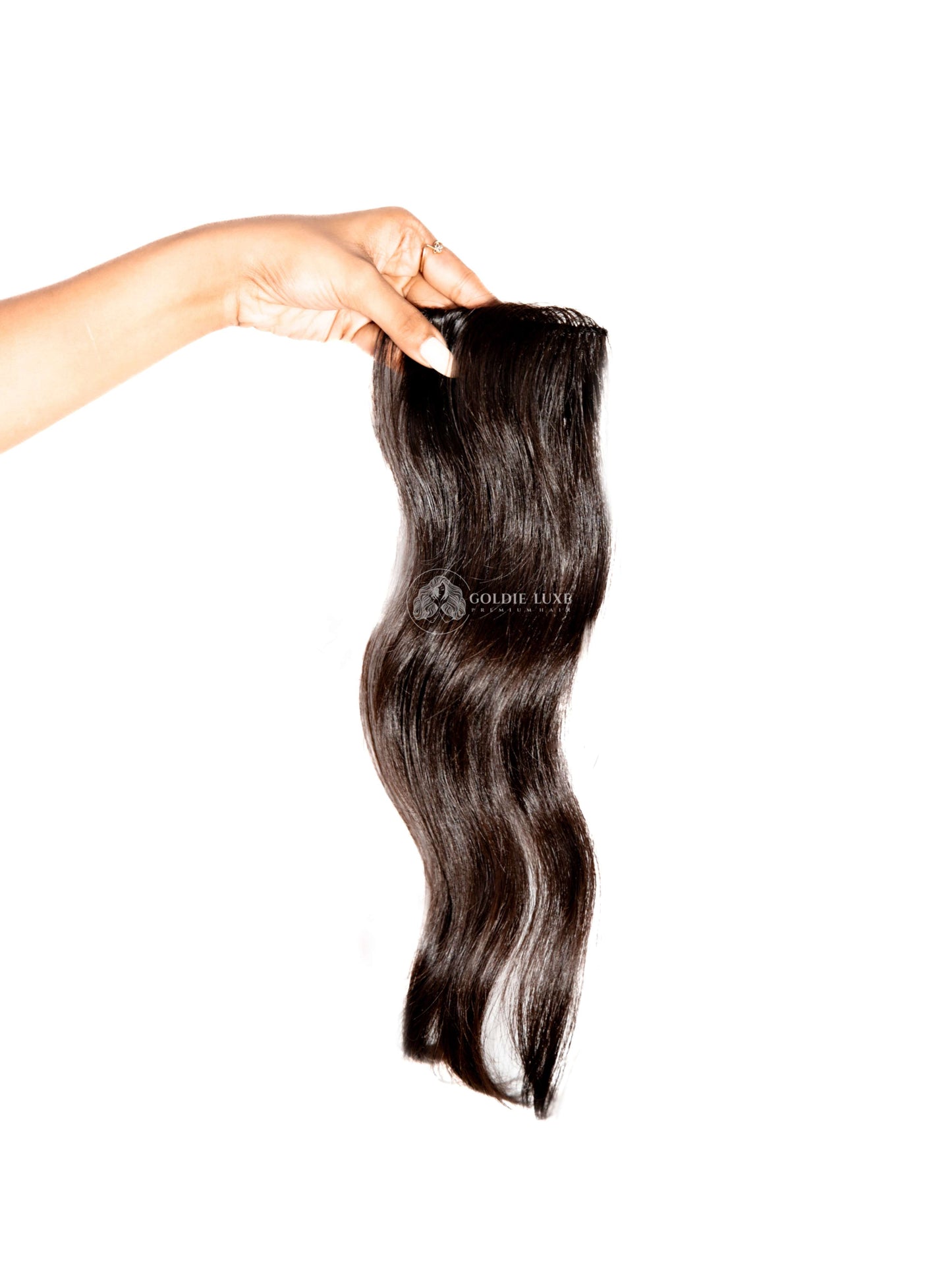 Invisible Side Patch | 2-Clip Hair Extension | Seamless Hair Strand | 3 Inches Wide Coverage |