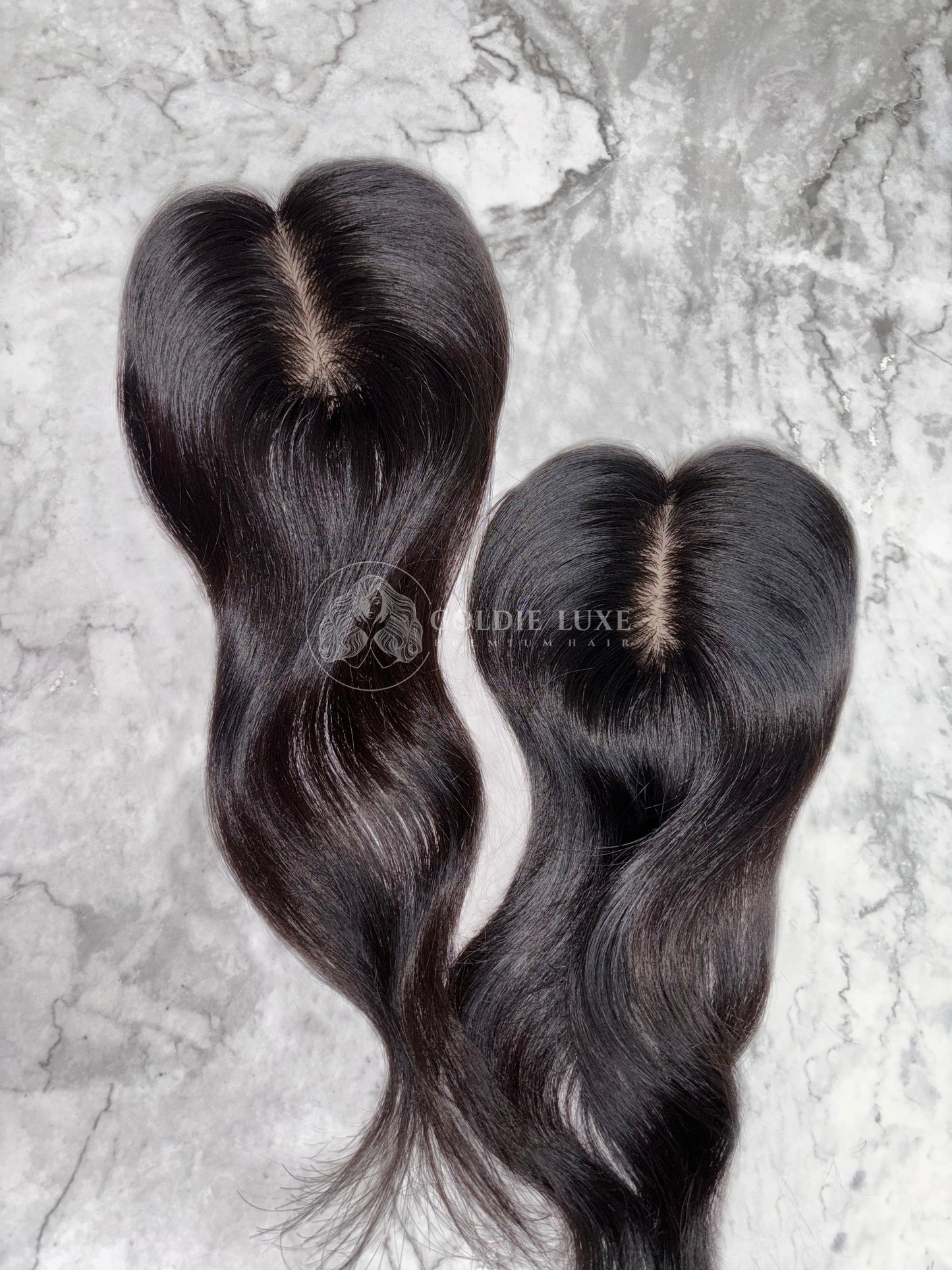 2x3 Mini Scalp Topper | Hair Topper For Crown Thinning | Natural Straight