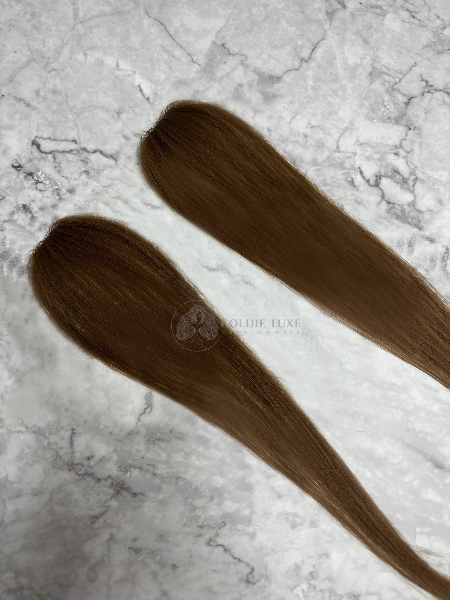 Coloured Clip-in Hair Streaks | Caramel Blonde | Set of 2
