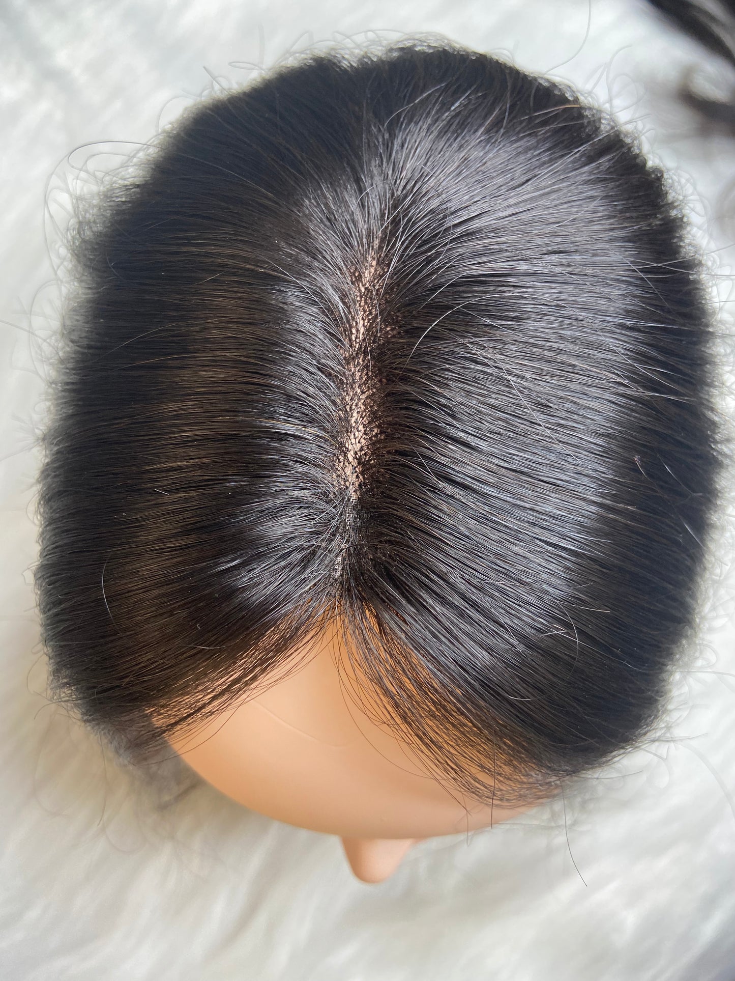 2x3 Mini Scalp Topper | Hair Topper For Crown Thinning | Natural Straight