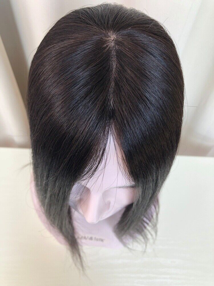 2x5 Silk Base Hair Topper | For Crown Thinning | Hide Bald Spots