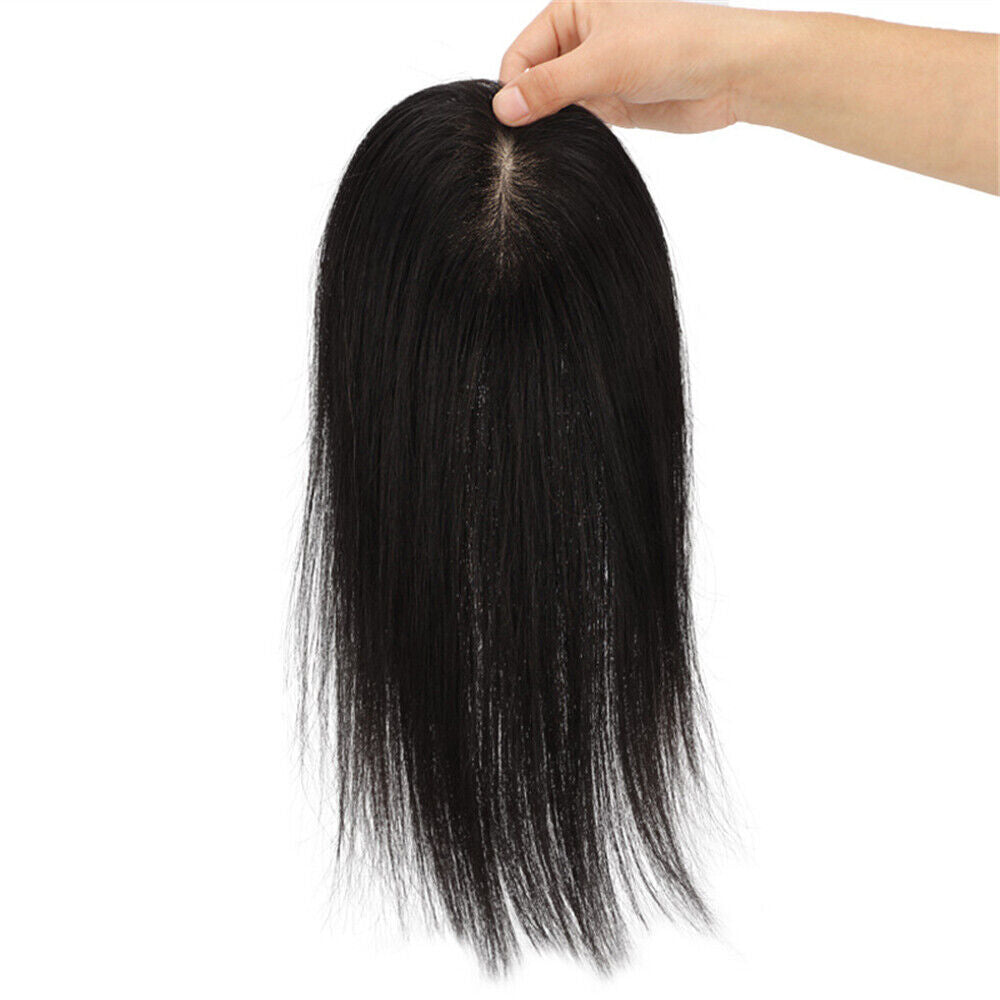 2x5 Silk Base Hair Topper | For Crown Thinning | Hide Bald Spots