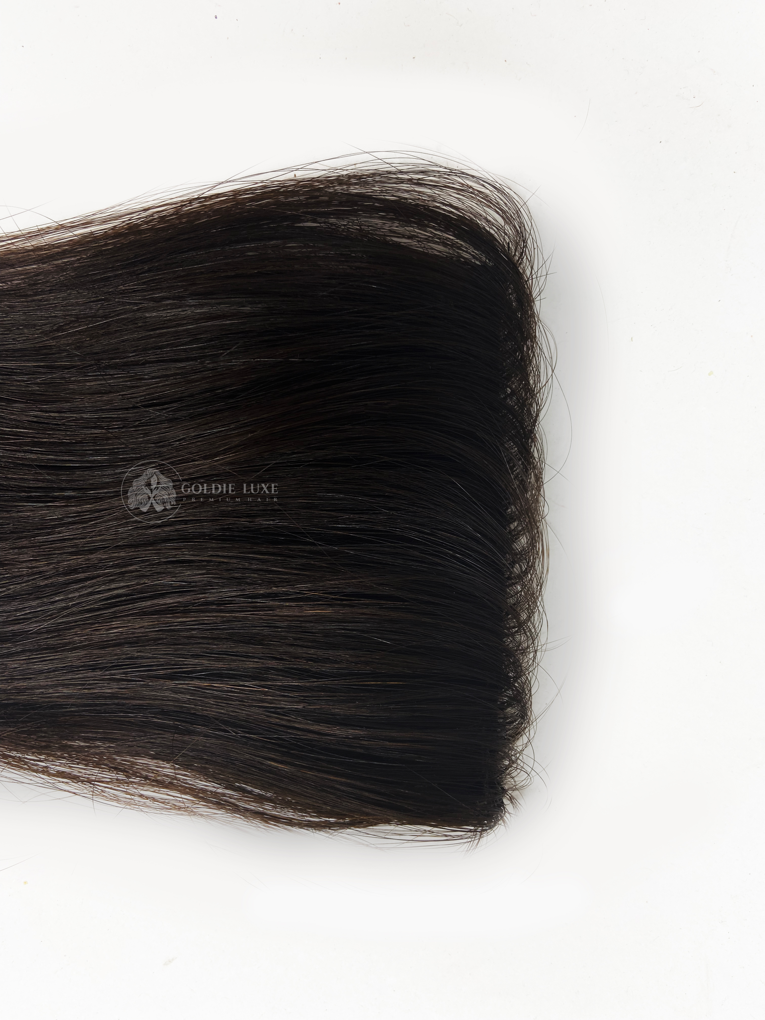 Invisible Side Patch | 2-Clip Hair Extension | Seamless Hair Strand | 3 Inches Wide Coverage |