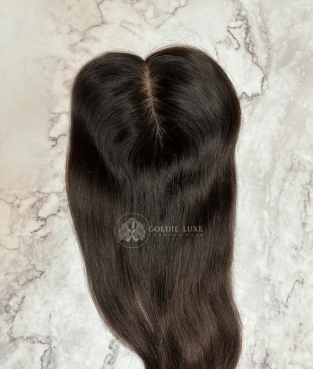 5x5 Silk Base Hair Topper | Wide Scalp Coverage | Thinning Hair