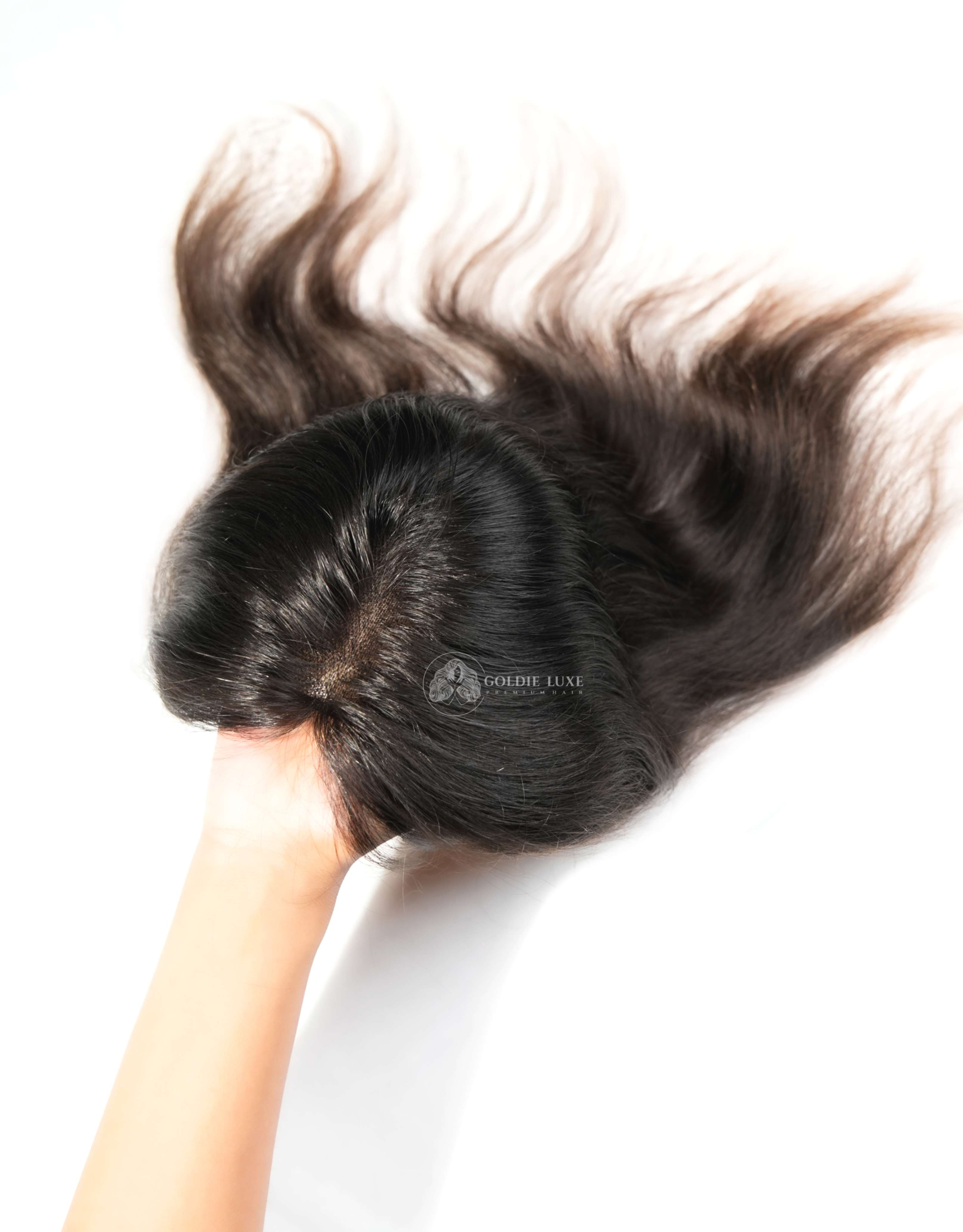 5x5 Lace Base | Hair Topper For Crown Thinning