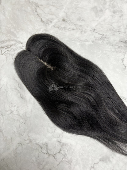 3X5 Silk Base Hair Topper | For Crown Thinning | Hide Bald Spots