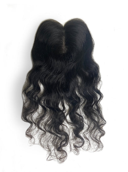 2x3 Lace Base | Hair Topper For Crown Thinning | Wavy/Curly Texture