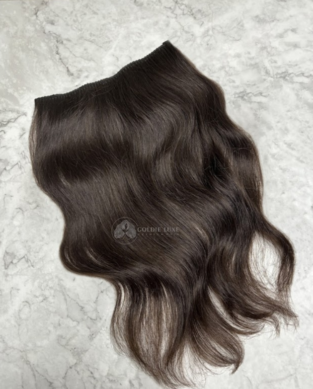 Ear-to-ear Back Hair Extension | 4-clips Hair Volumizer