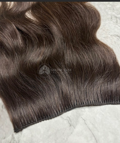 Ear-to-ear Back Hair Extension | 4-clips Hair Volumizer