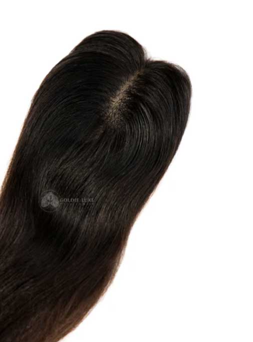 2x3 Mini Scalp Topper Hair Topper For Crown Thinning Natural