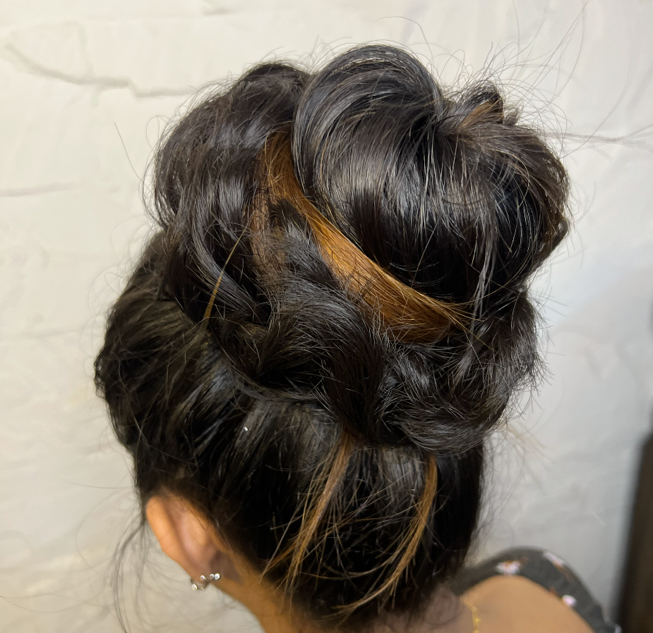 Hair Scrunchie Bun | Quick & Easy Messy Bun